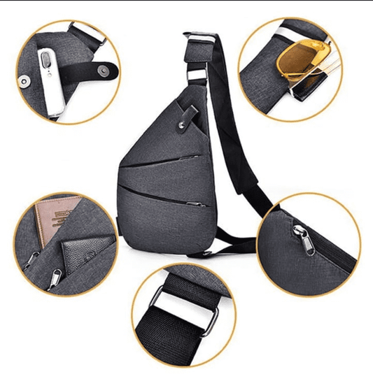 Bolso invisible - Morral cruzado ocultable